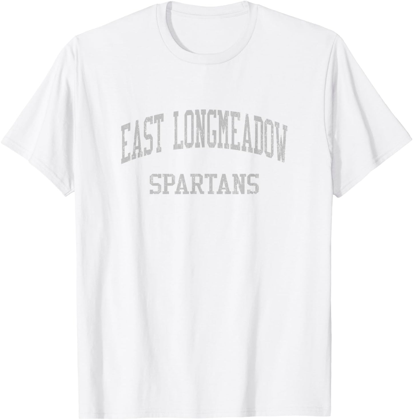 East Longmeadow High School HS East Longmeadow MA Vintage Sp T-Shirt - T-Shirt | White