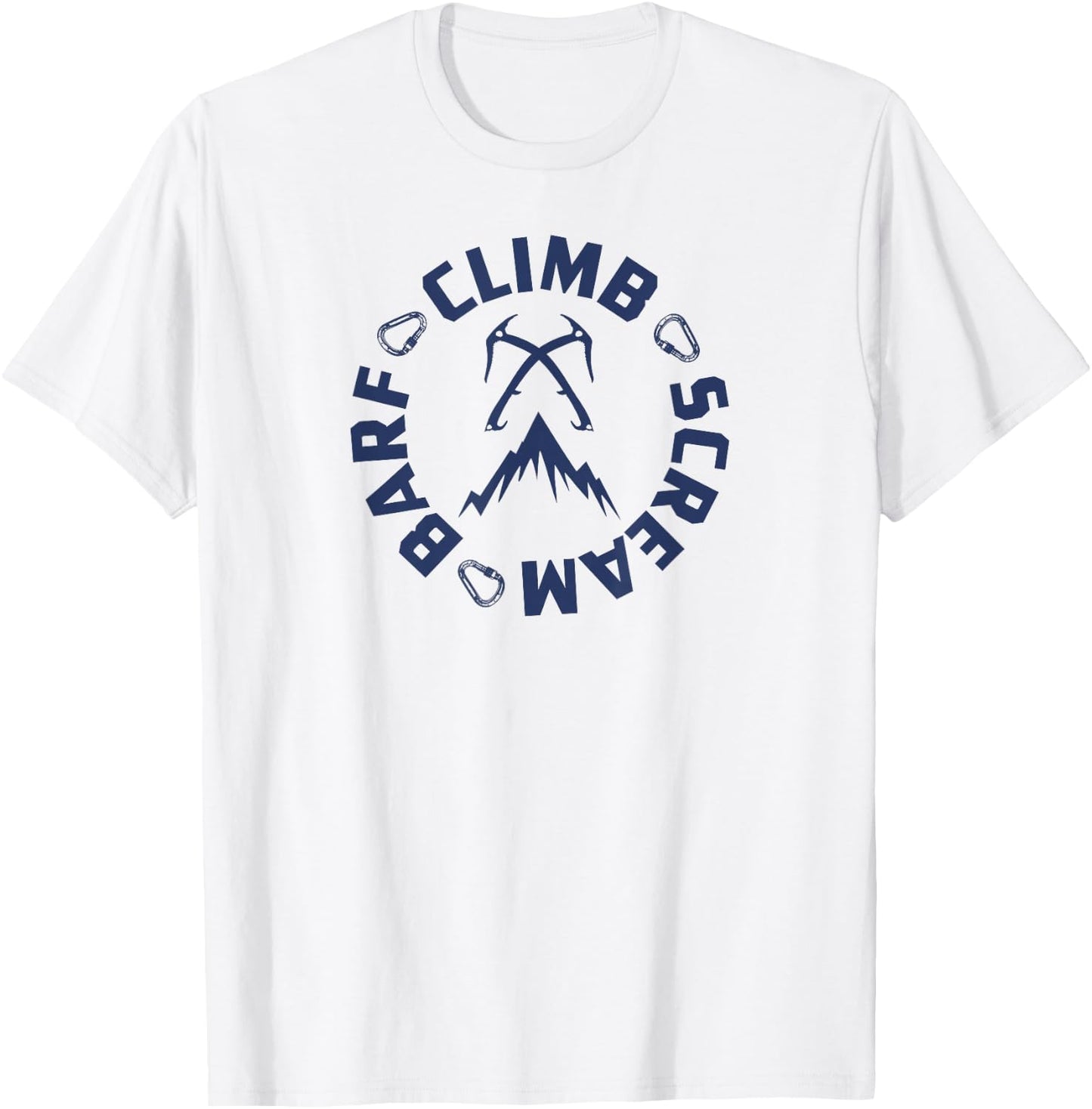 Ice Climbing Axe T-Shirt - T-Shirt | White
