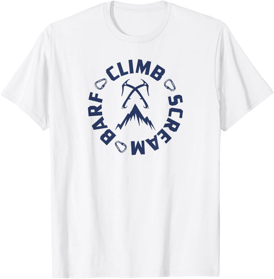 Ice Climbing Axe T-Shirt - T-Shirt | White