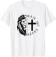 Faith, God, Religious, Man of Faith, Believe, Faith Cross T-Shirt - T-Shirt | White