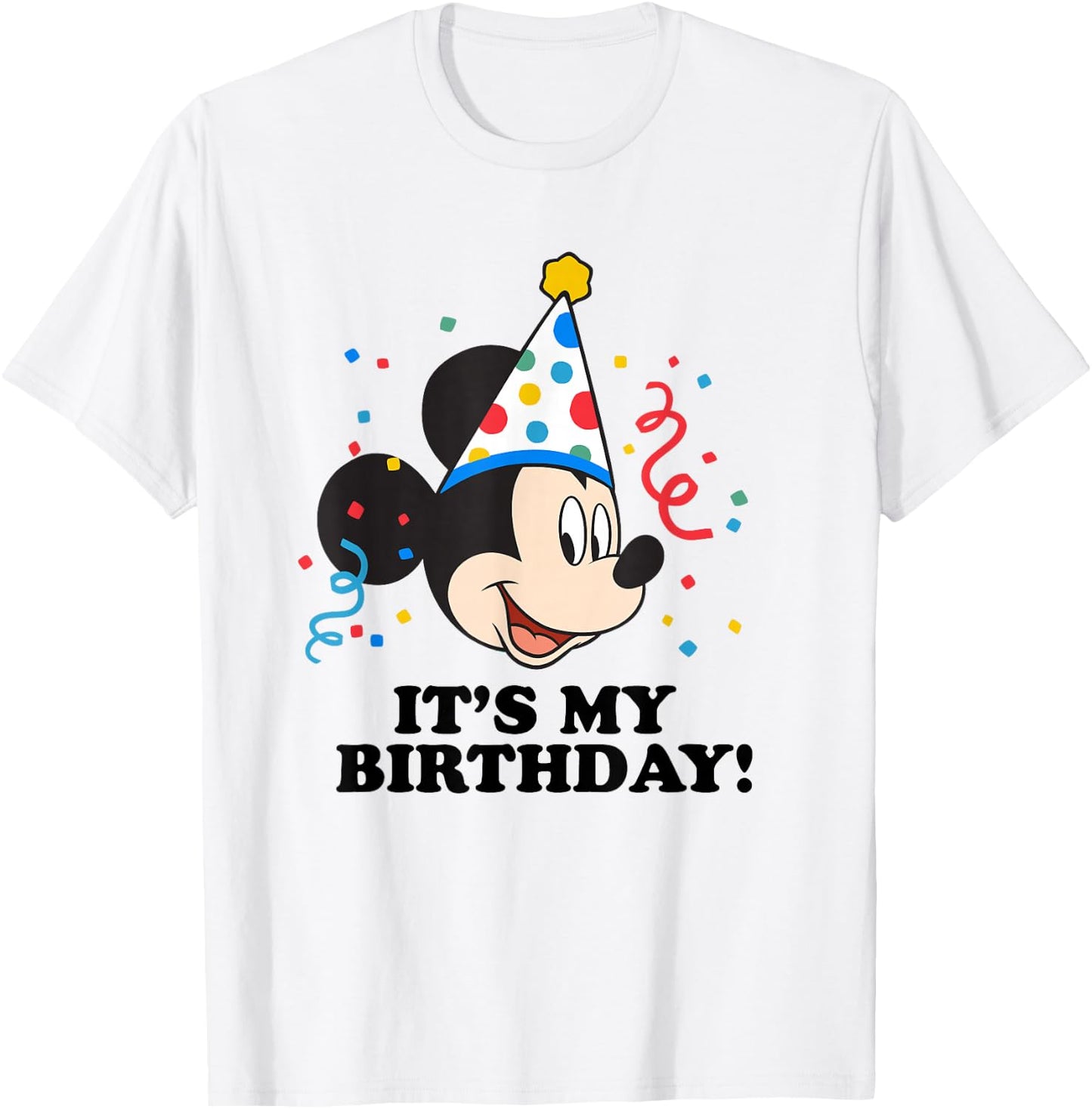 Disney Mickey Mouse It's My Birthday! T-Shirt - T-Shirt | White