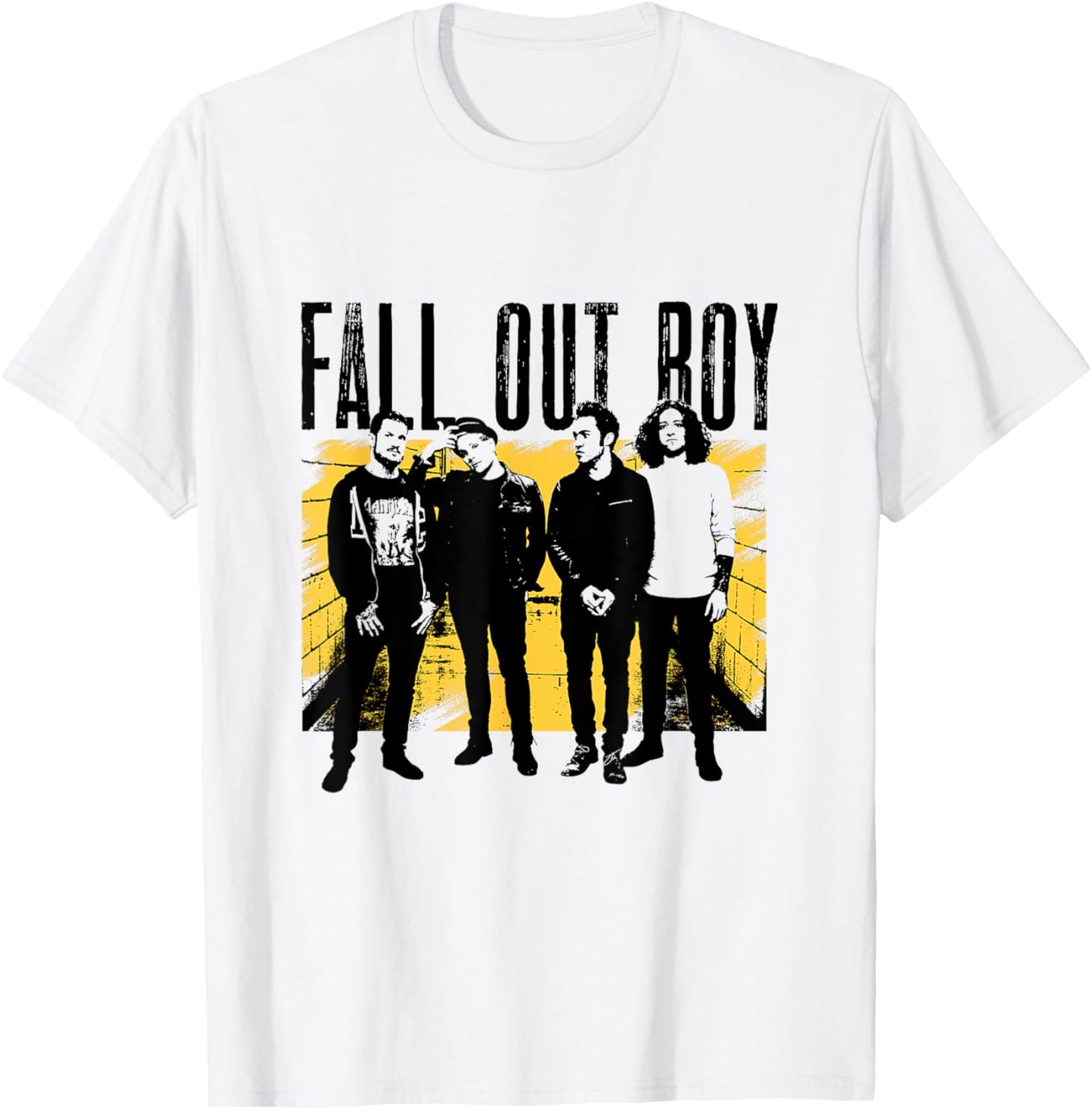 Fall Out Boy – Photo Block , white, S T-Shirt - T-Shirt | White