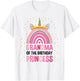 Grandma Of The Birthday Princess Unicorn T-Shirt - T-Shirt | White