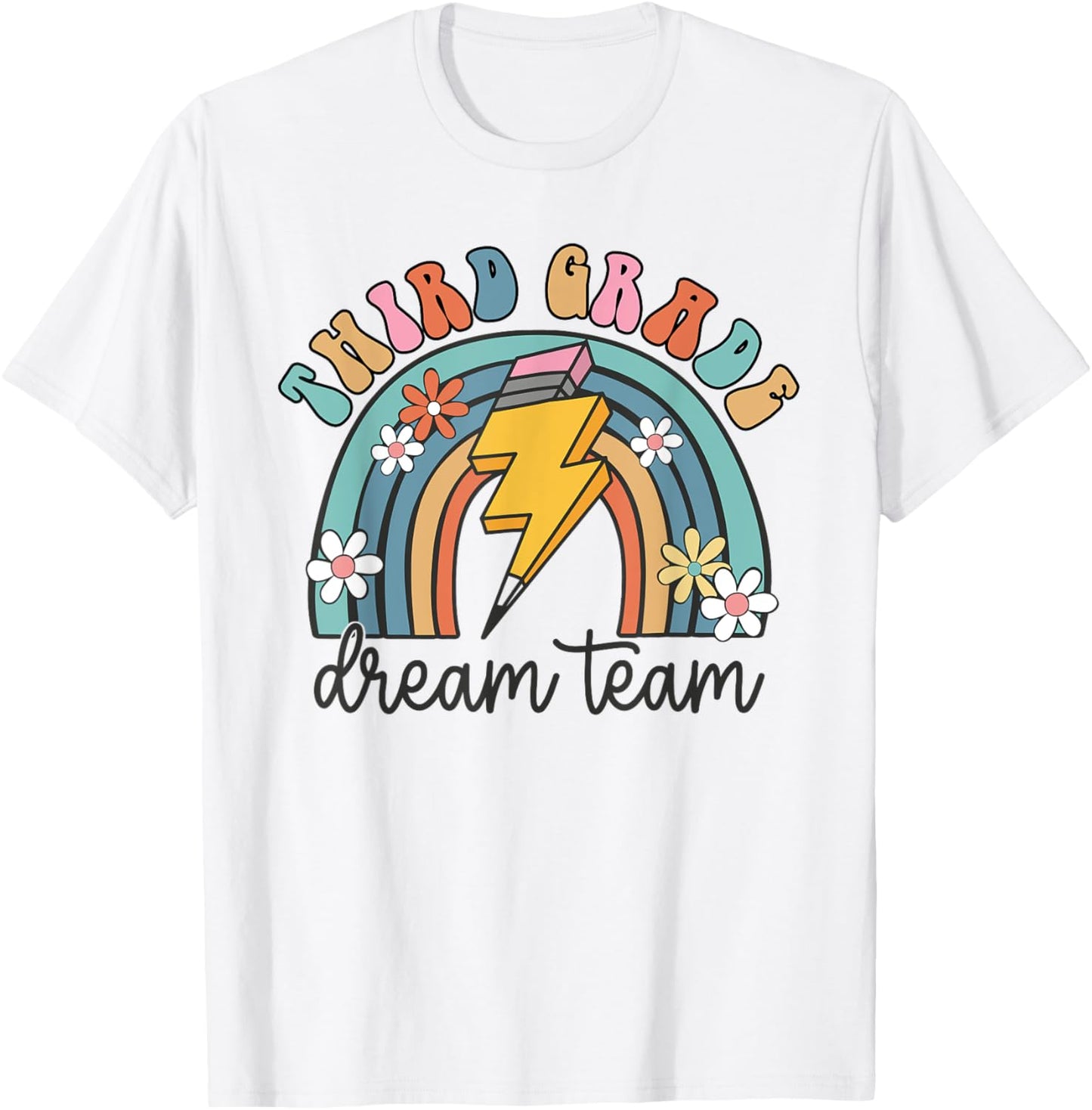 Back To School Third Grade Teacher 3rd Grade Dream Team Women Kids T-Shirt - T-Shirt | White