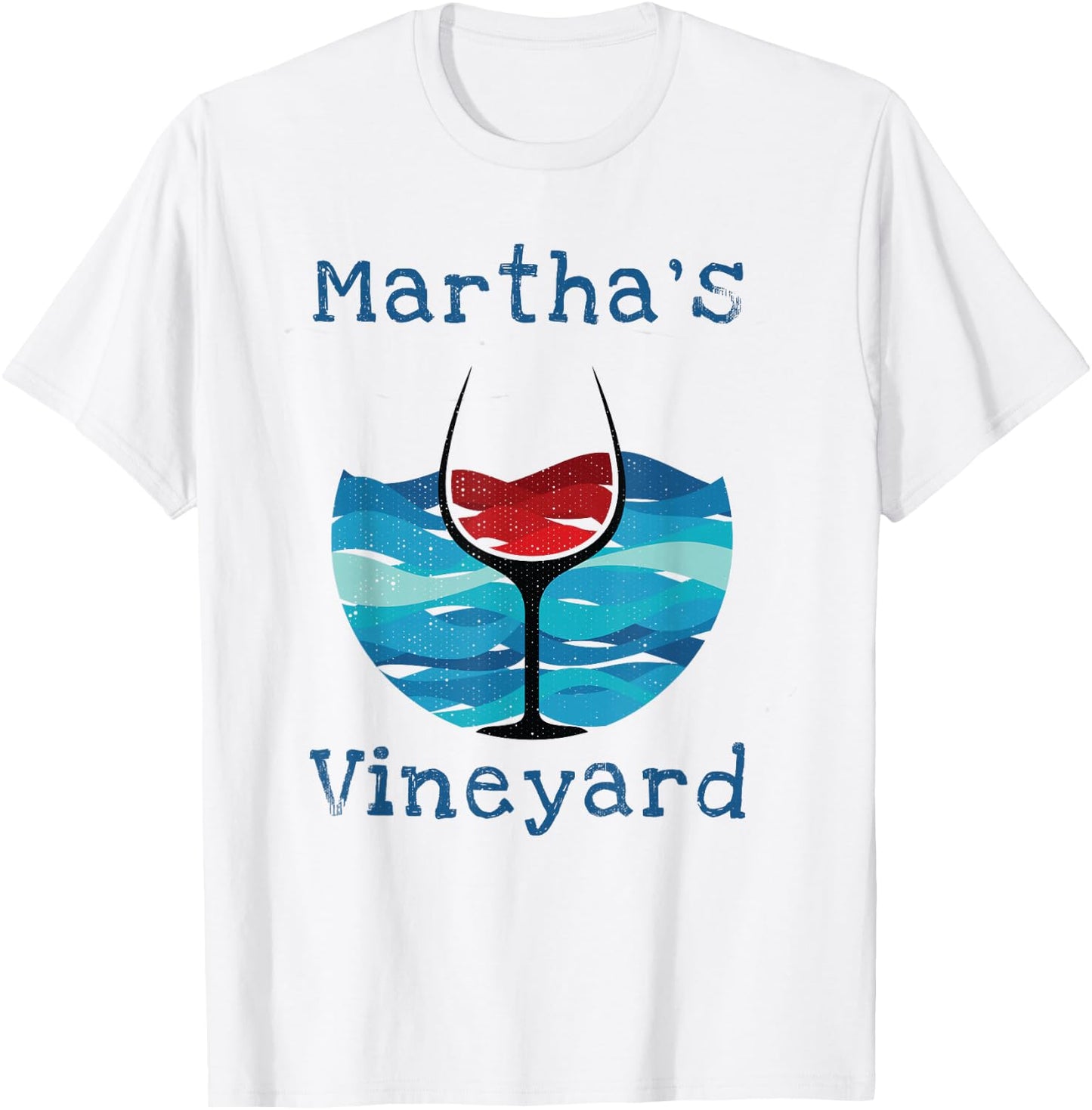Martha's Vineyard Summer Vacation Wine Beach Winery T-Shirt - T-Shirt | White