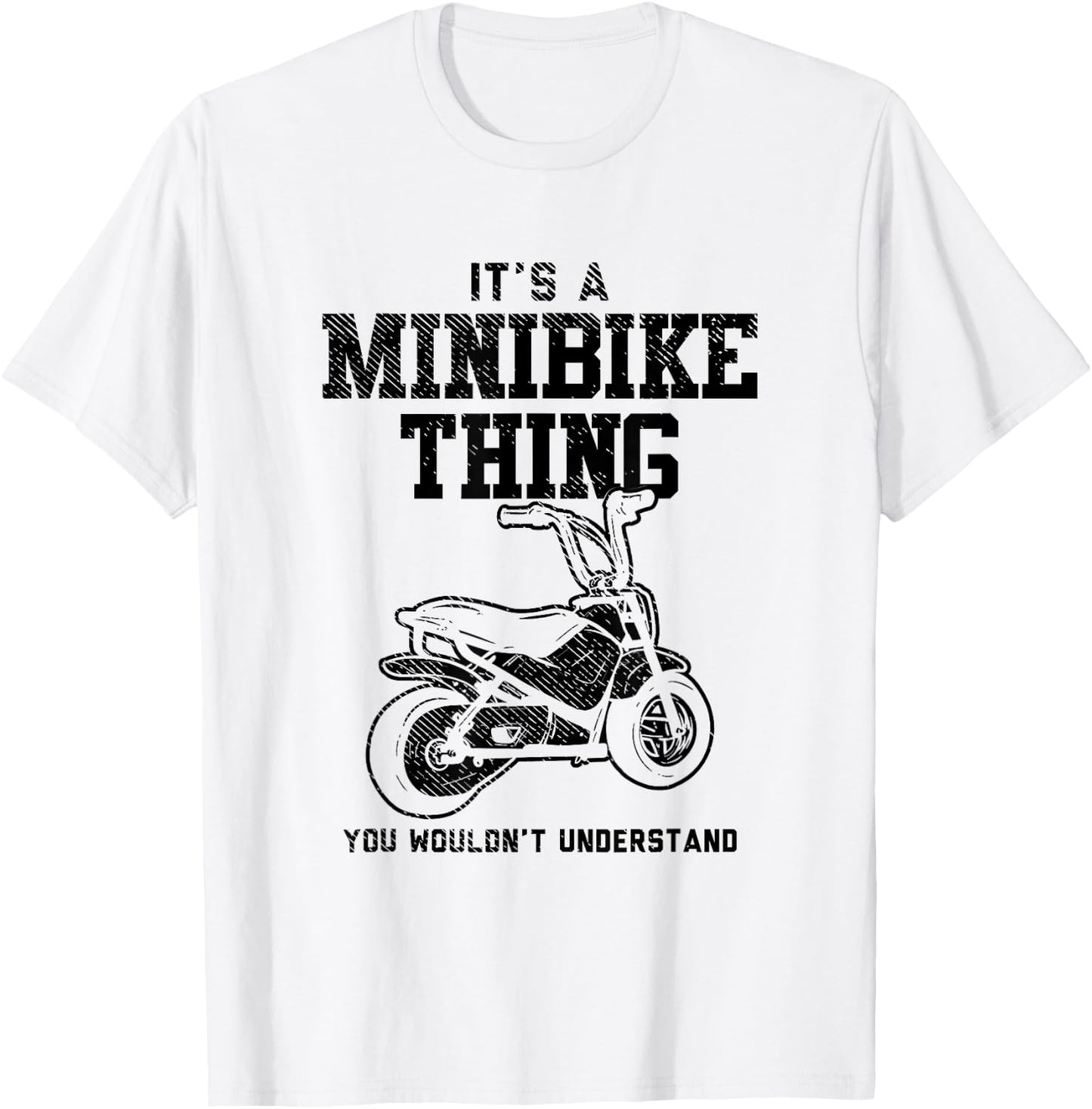 Mini Bike Design For Pocket Bike Lover - Minibike Thing T-Shirt - T-Shirt | White