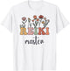 Reiki Master Wildflower Groovy Women T-Shirt - T-Shirt | White
