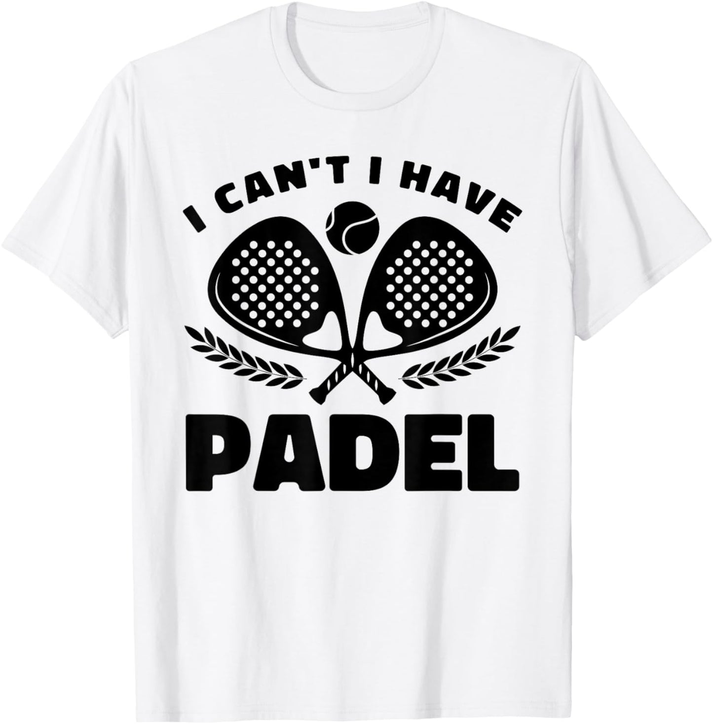 Padel Tennis - Ball Squash Racquet Padel T-Shirt - T-Shirt | White