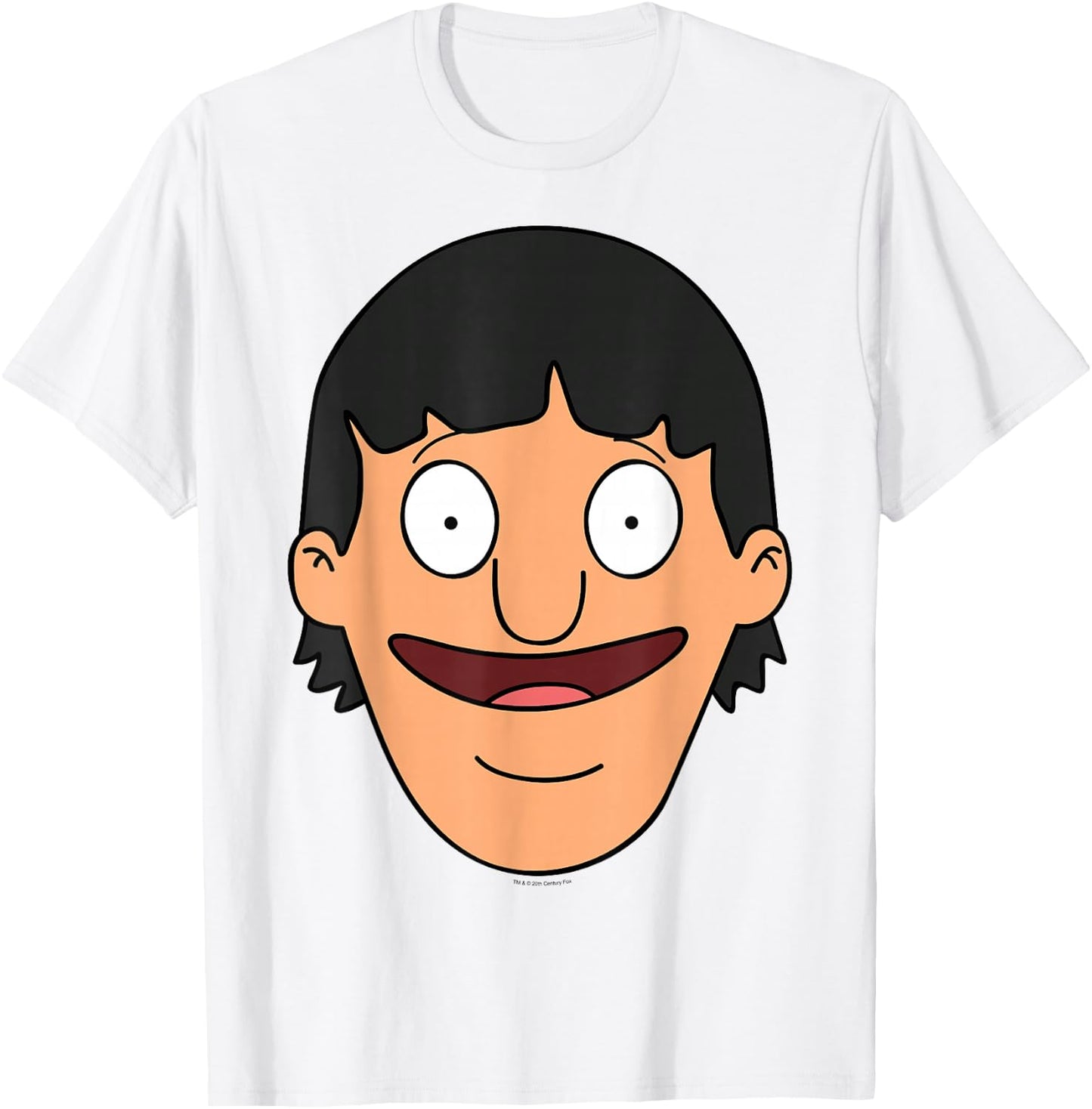 Bob's Burgers Gene Big Face T-Shirt - T-Shirt | White