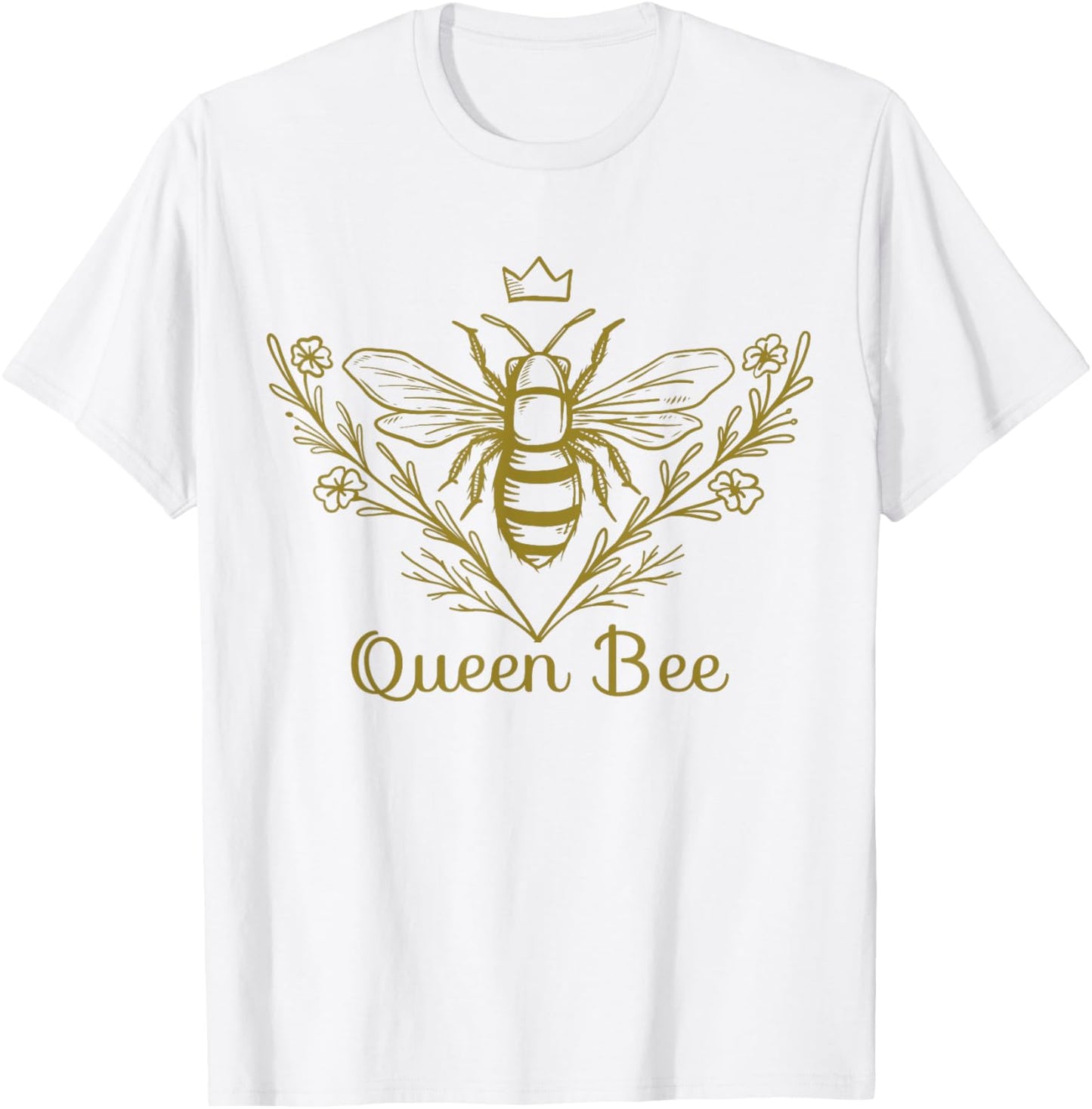 Queen Bee Honey Bee Keeper Outfit Beekeeping T-Shirt - T-Shirt | White