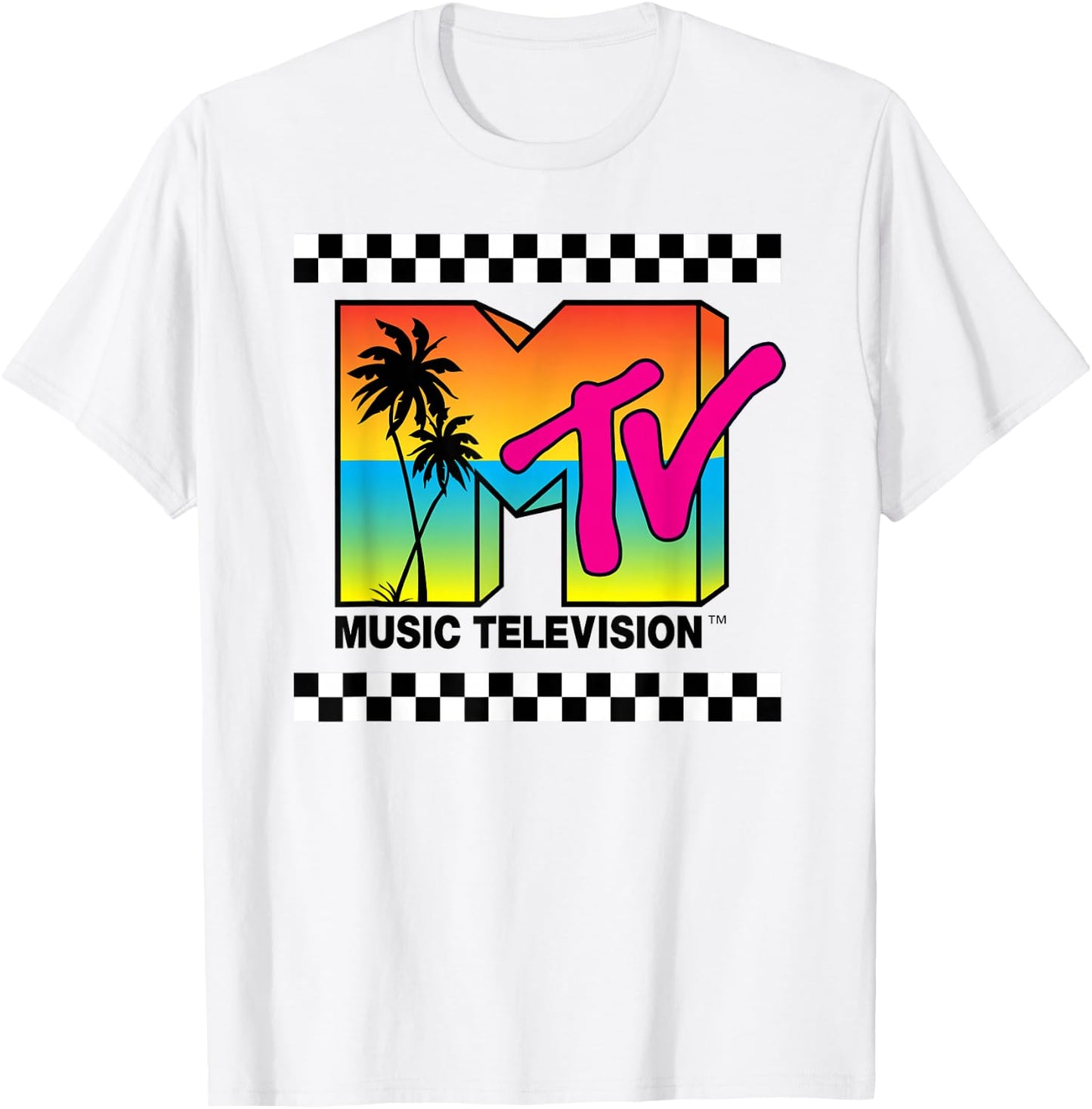 MTV Sunset Logo T-Shirt - T-Shirt | White