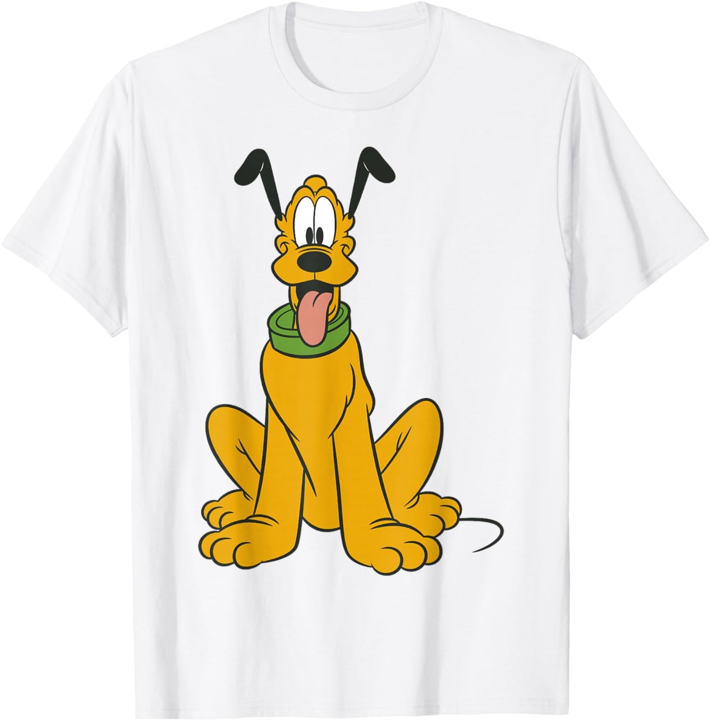 Disney Mickey Mouse Pluto The Dog Portrait T-Shirt - T-Shirt | White