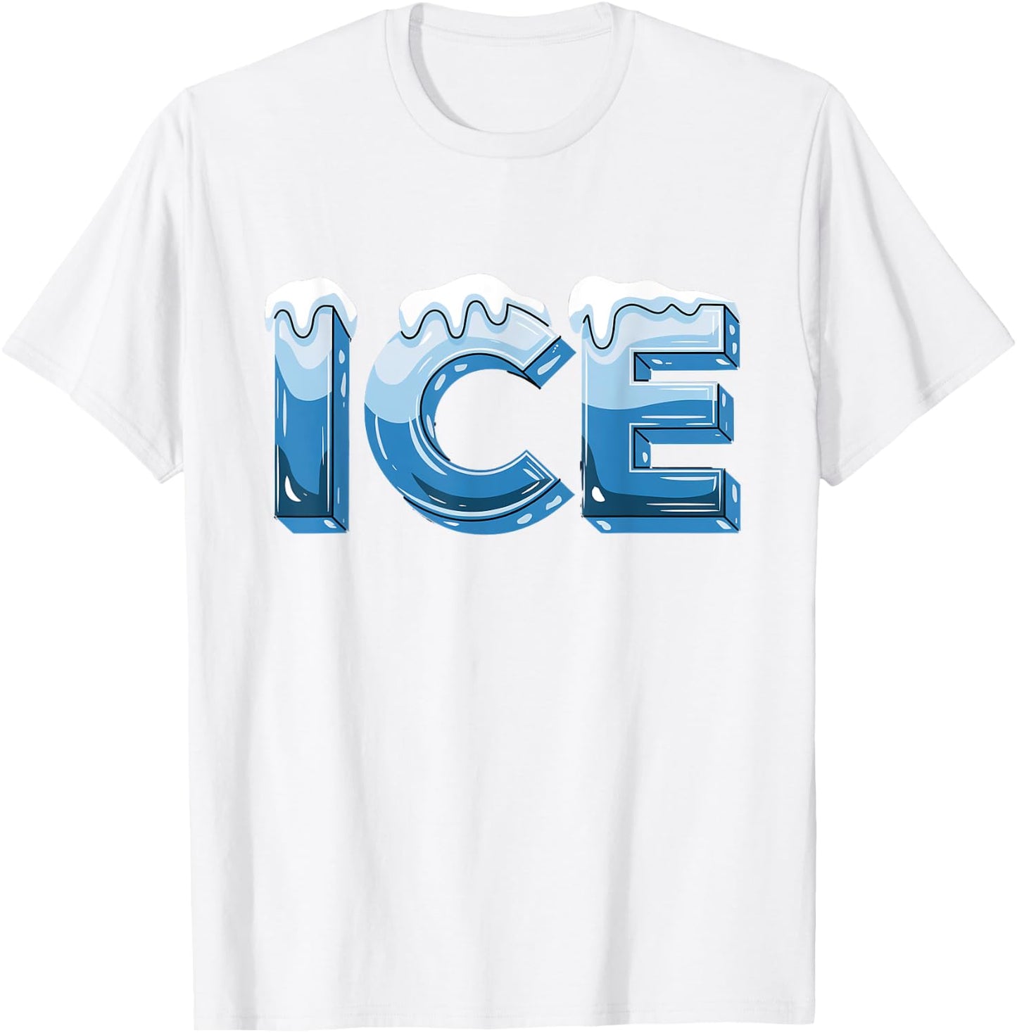 Easy DIY Fire And Ice Halloween Costumes Couple Matching T-Shirt - T-Shirt | White