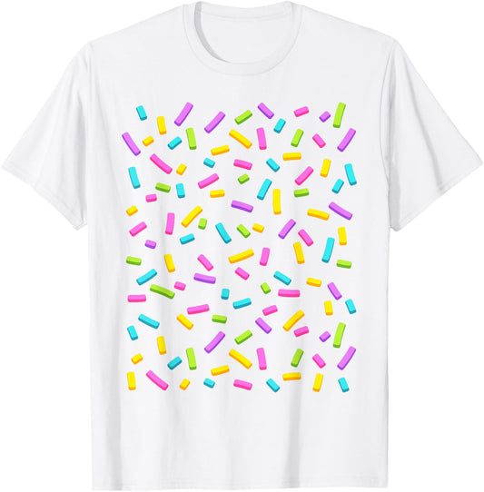 Ice Cream Sprinkles Costume Shirt Adult Men Women Kids T-Shirt - T-Shirt | White