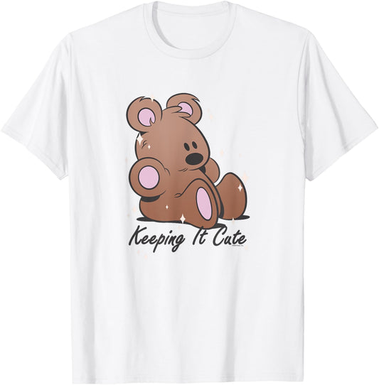 Garfield Pooky Keeping It Cute T-Shirt - T-Shirt | White