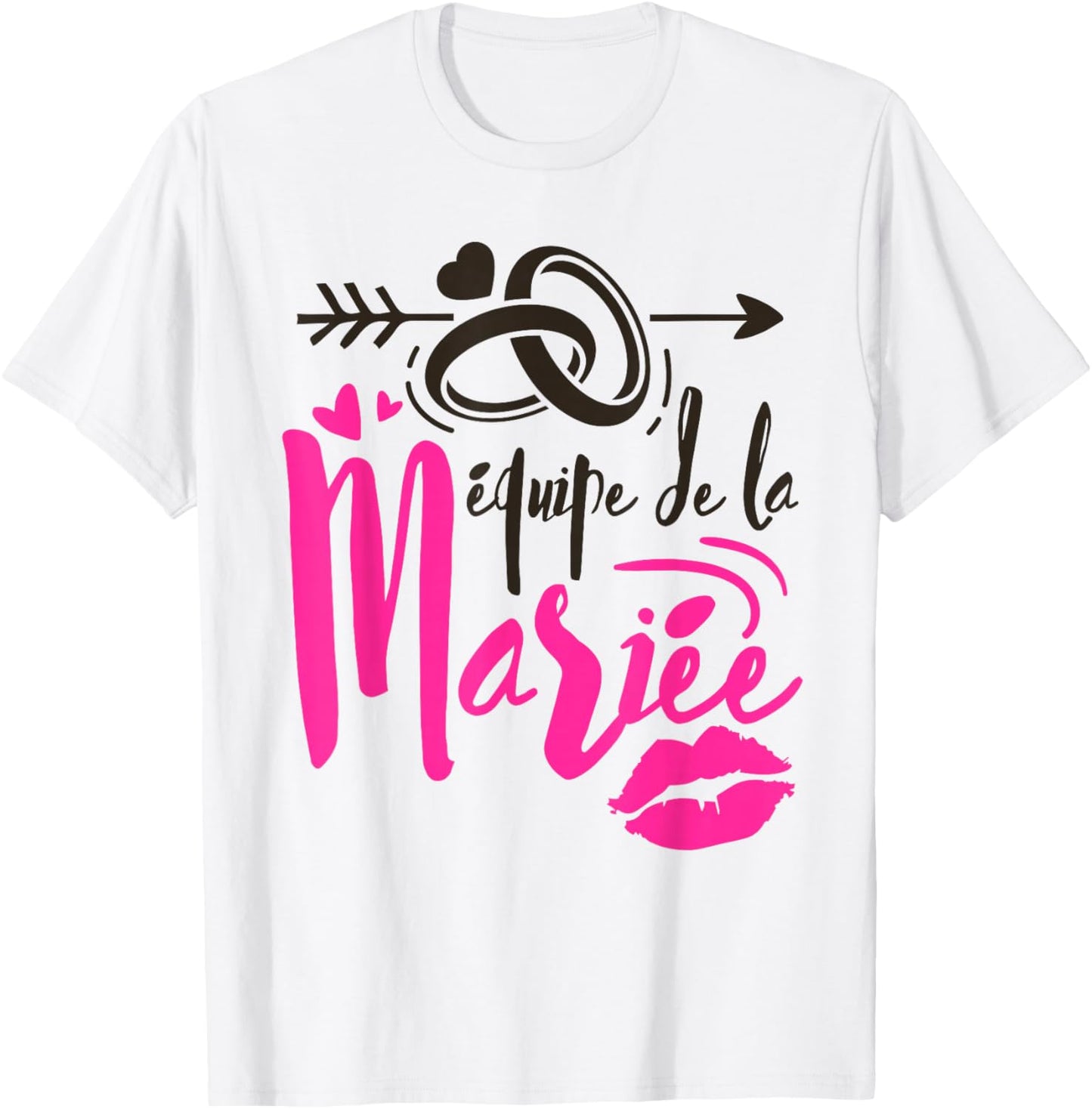 Team Bride EVJF Team Bride Future Bride Team , white, S T-Shirt - T-Shirt | White