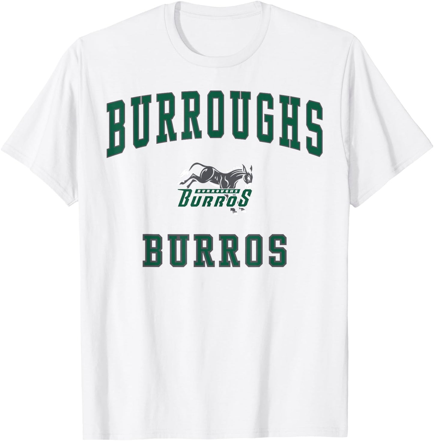 Burroughs High School Burros C1 T-Shirt - T-Shirt | White