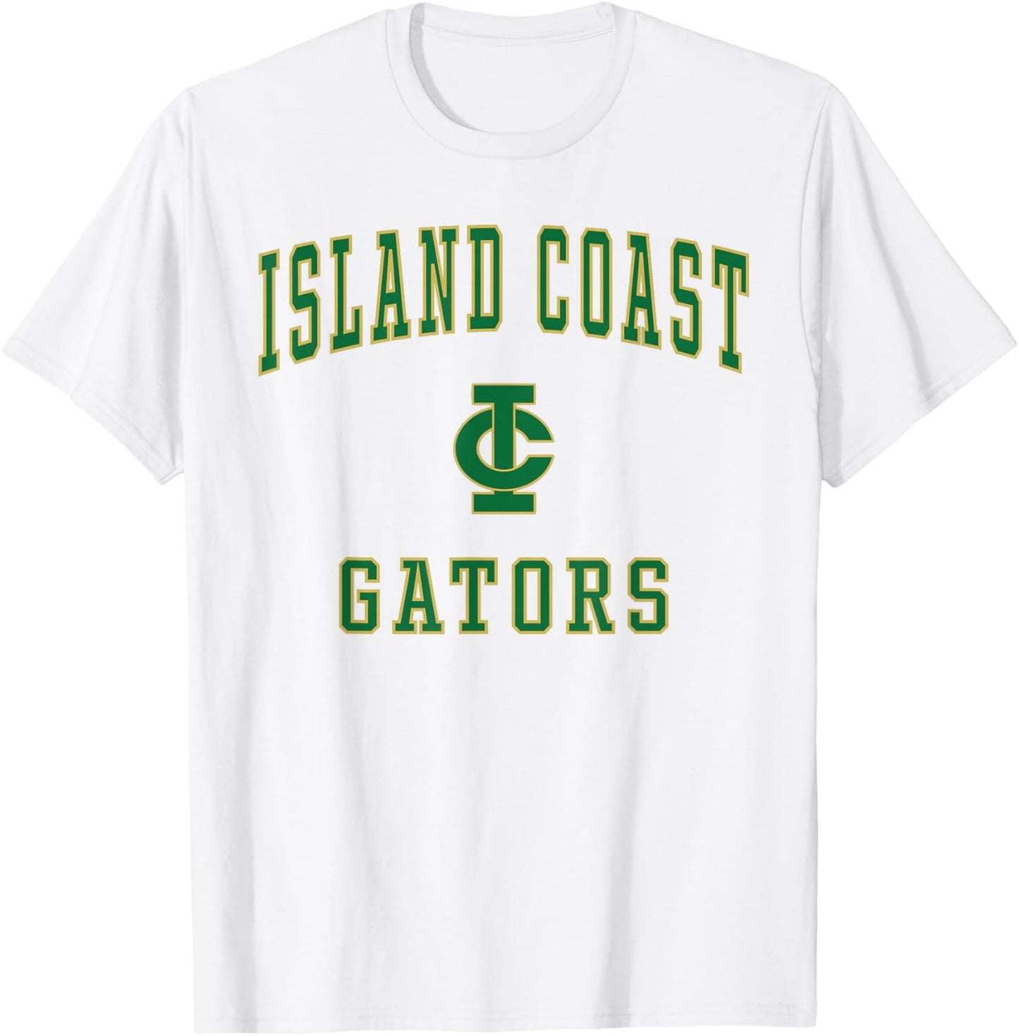 Island Coast High School Gators T-Shirt - T-Shirt | White