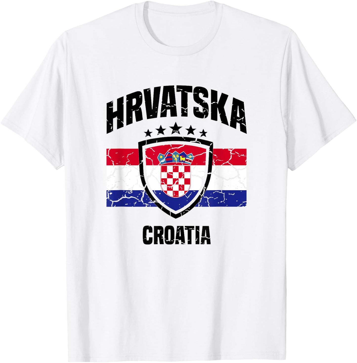 Hrvatska Croatia Croatian T-Shirt - T-Shirt | White