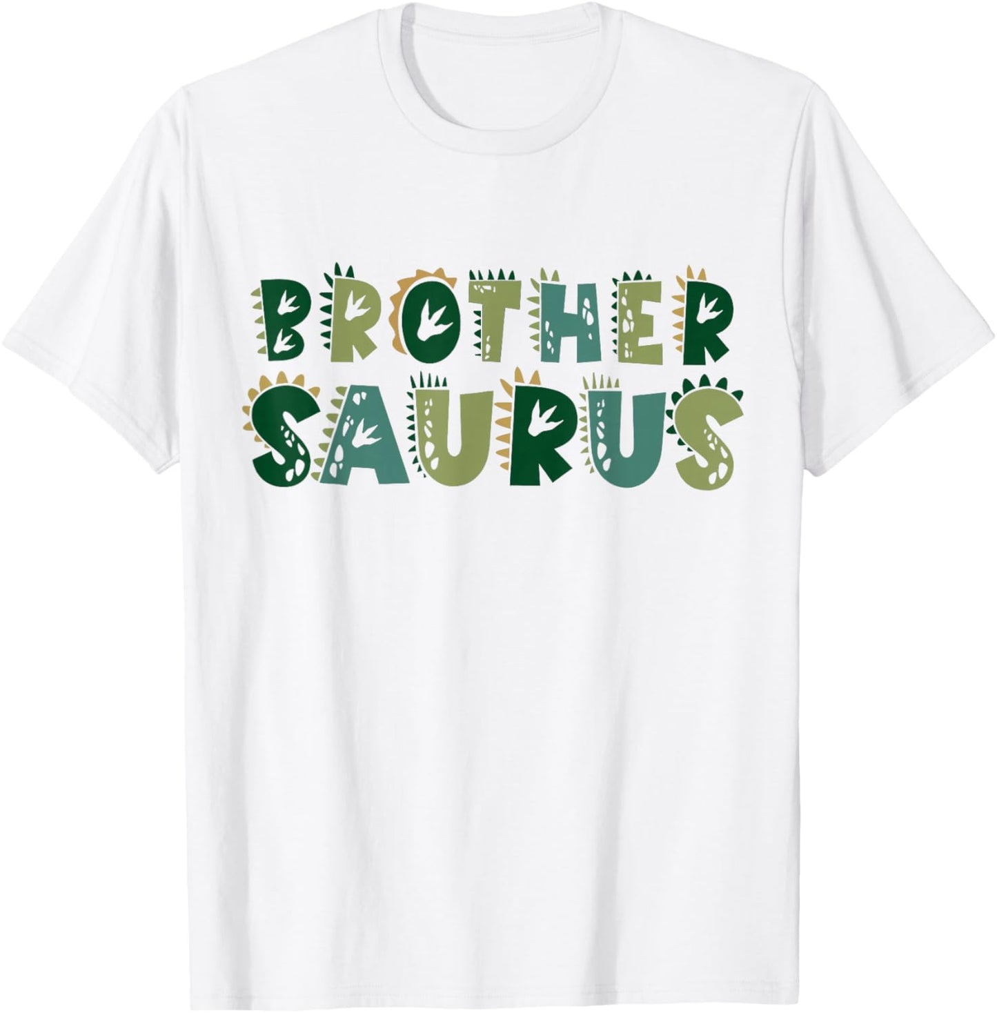 Brother Saurus Matching Family Birthday Dinosaur Men Women T-Shirt - T-Shirt | White
