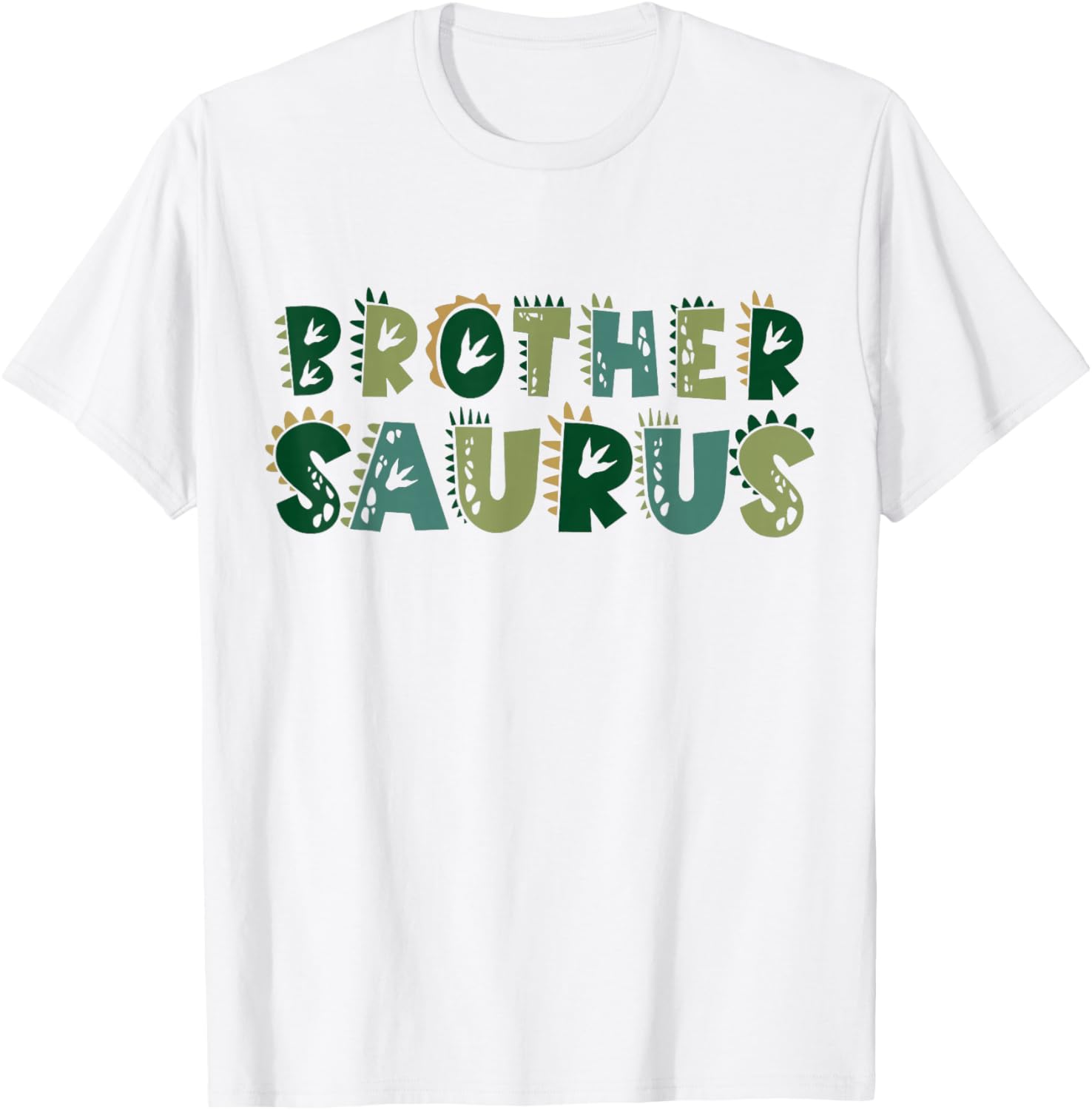 Brother Saurus Matching Family Birthday Dinosaur Men Women T-Shirt - T-Shirt | White
