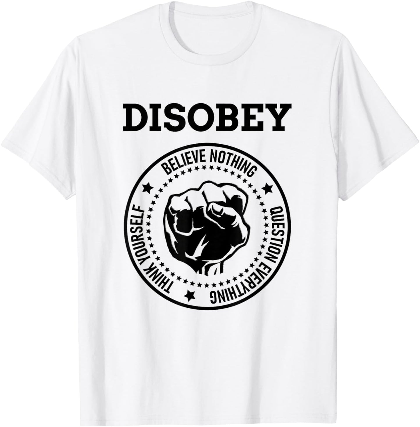 Disobey T-Shirt - T-Shirt | White