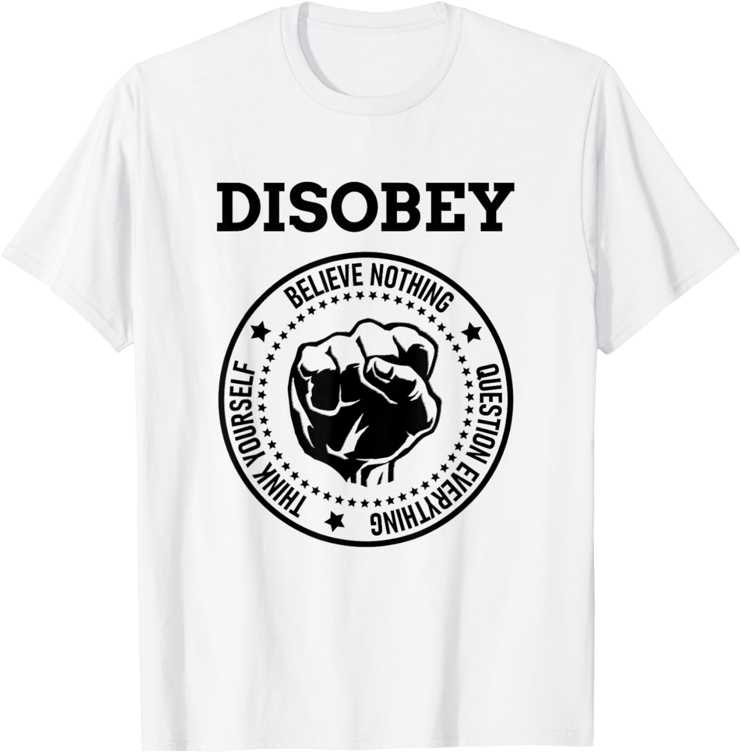 Disobey T-Shirt - T-Shirt | White