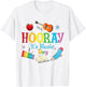 Hooray It's Music Day Music Teacher Back To School Women Girls Kids T-Shirt - T-Shirt | White