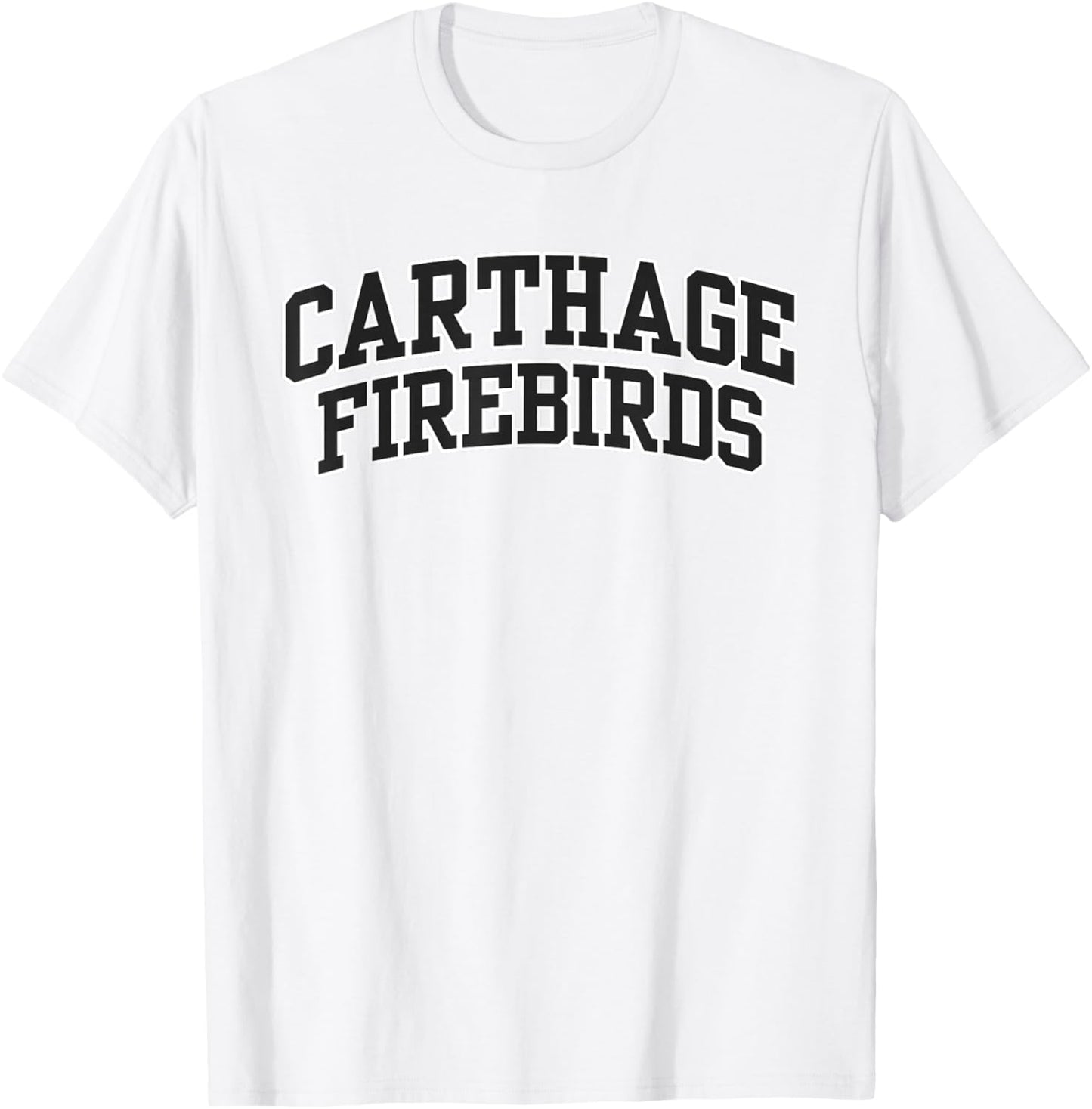 Carthage College Firebirds Apparel Sports Fan T-Shirt - T-Shirt | White