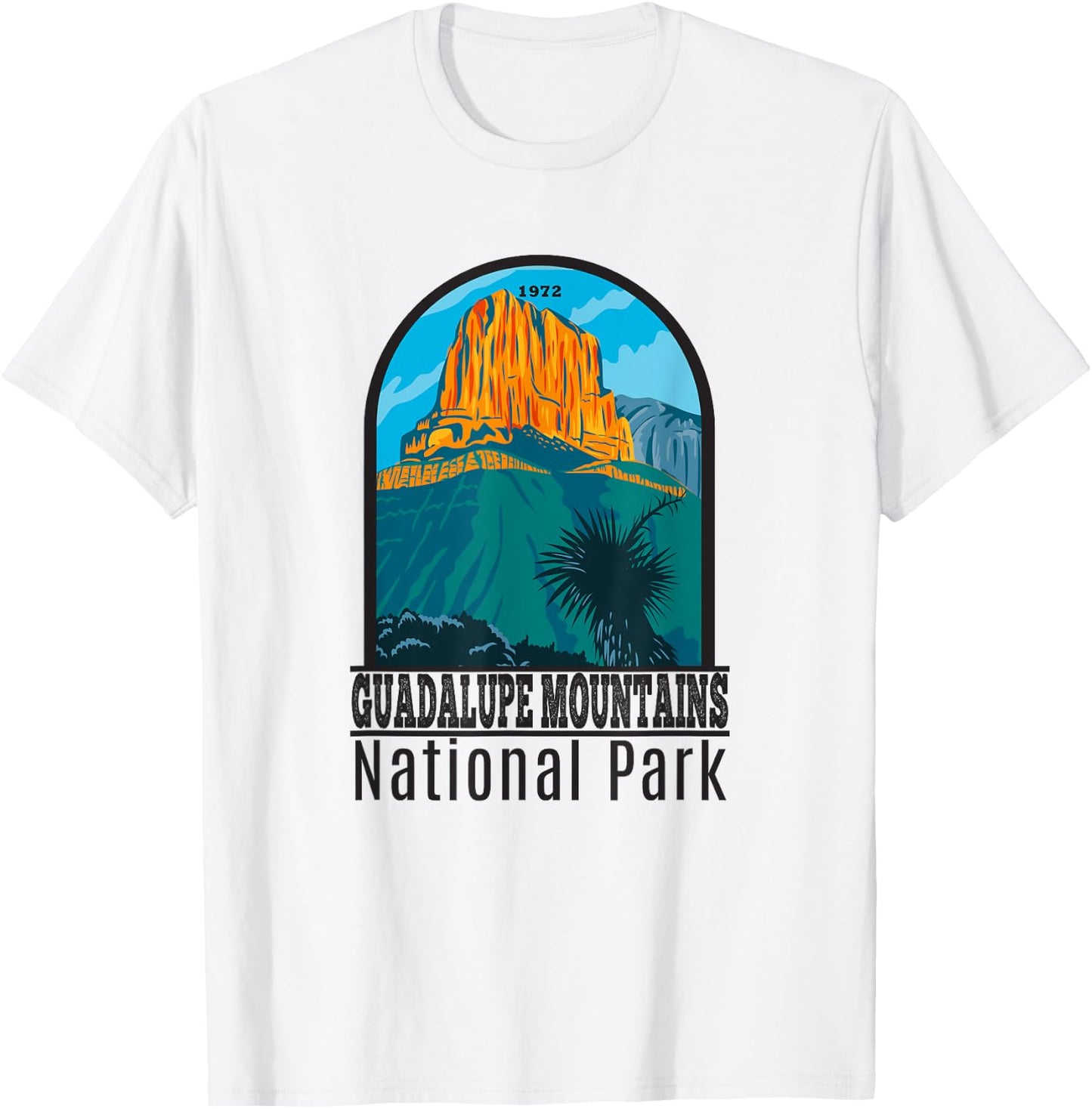 Guadalupe Mountains National Park Vintage T-Shirt - T-Shirt | White
