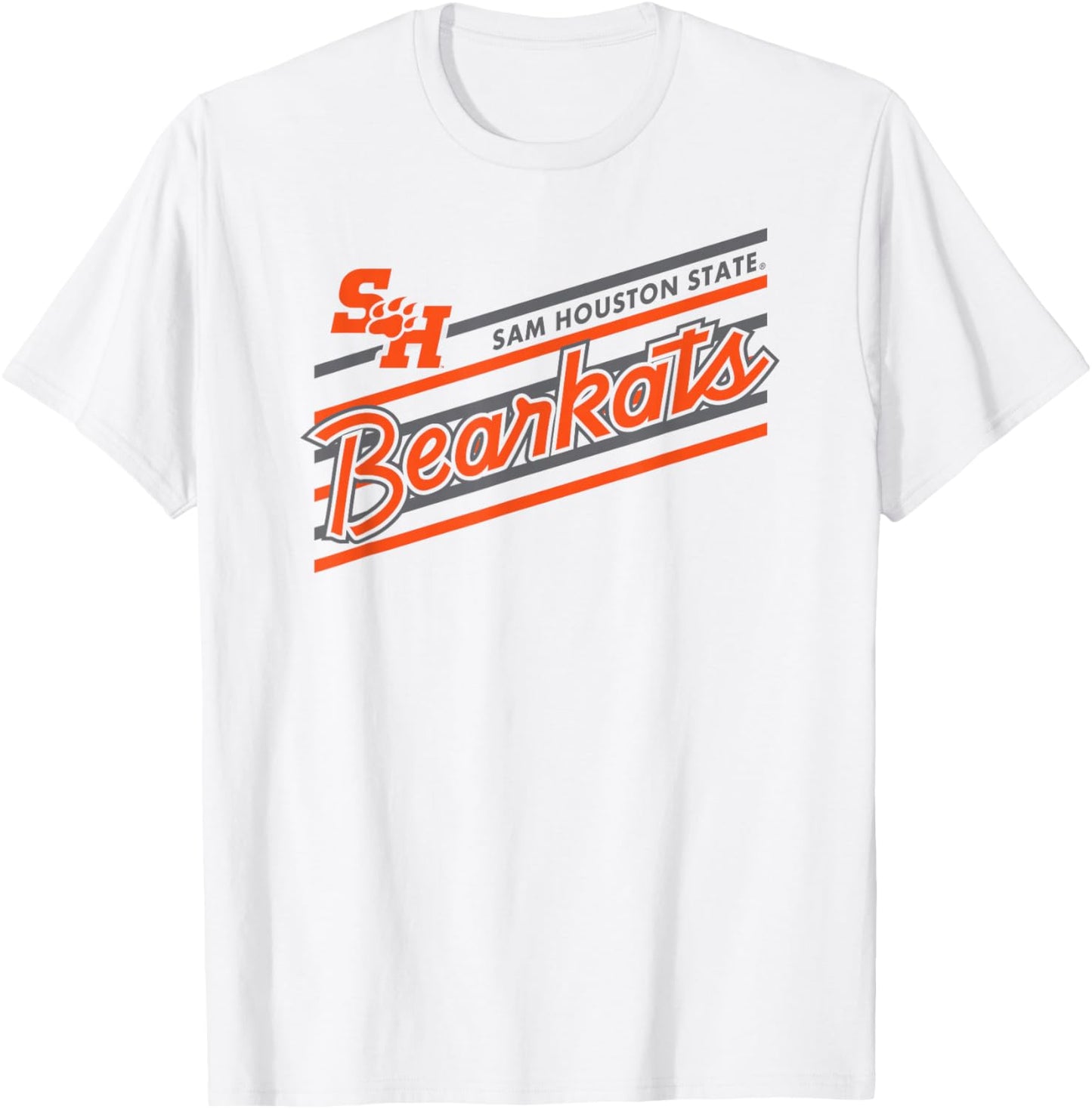 Sam Houston State Bearkats Retro Performer White T-Shirt - T-Shirt | White