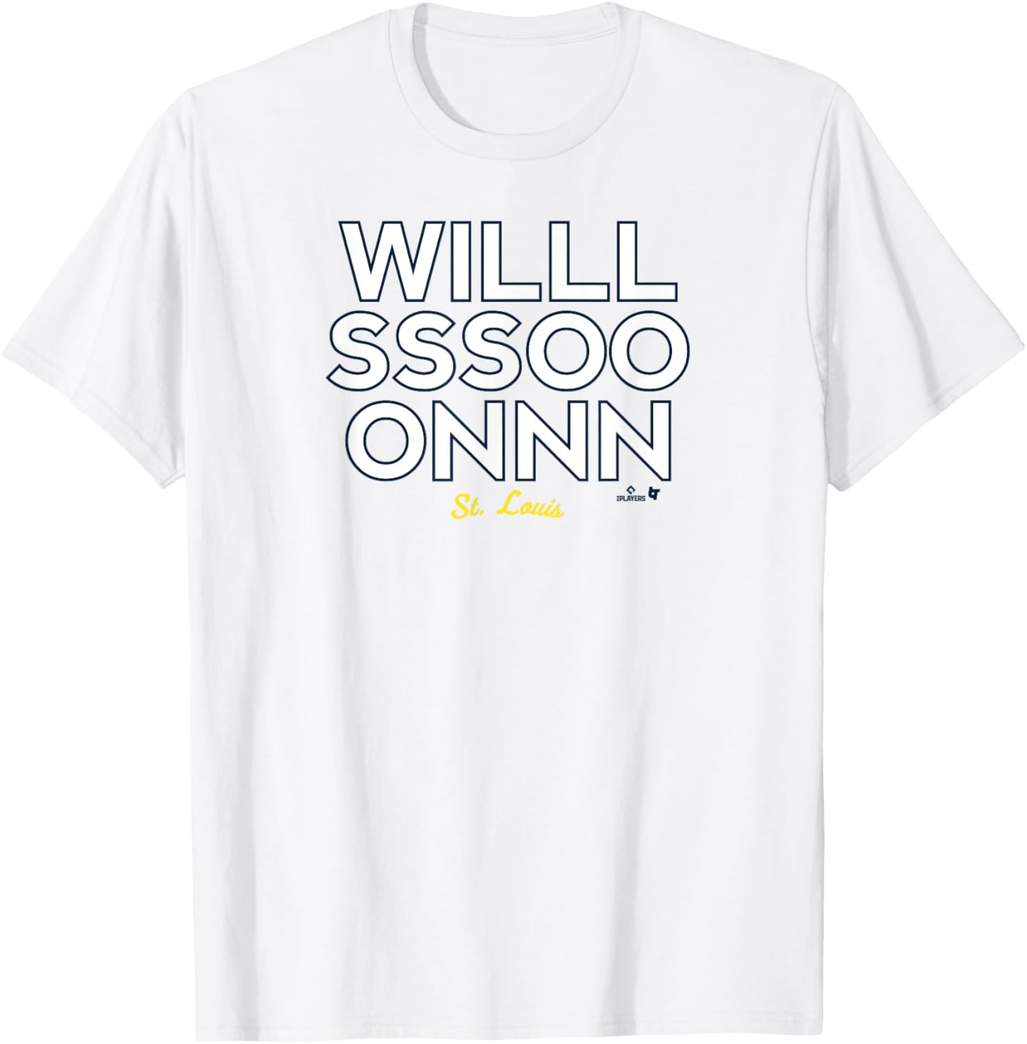Willson Contreras -WILLLSSSOOONNN - St. Louis Baseball T-Shirt - T-Shirt | White