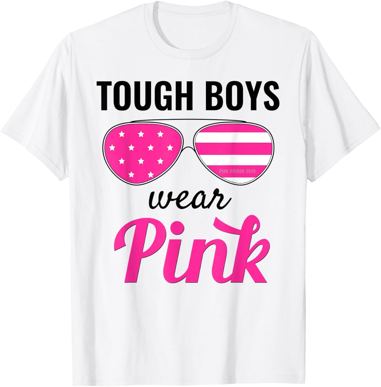 Tough Boys Wear Pink T-Shirt - T-Shirt | White