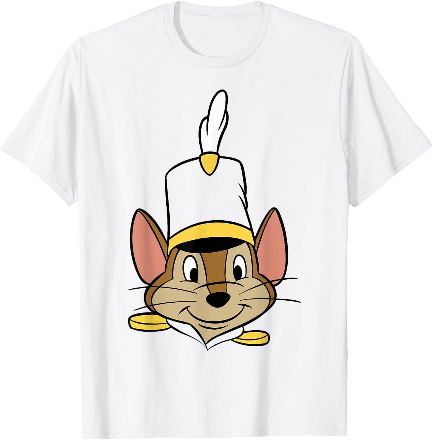 Disney Dumbo Timothy Q. Mouse Big Face T-Shirt - T-Shirt | White