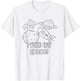 Space Craft Coloring I Need My Color Your own for Kids T-Shirt - T-Shirt | White