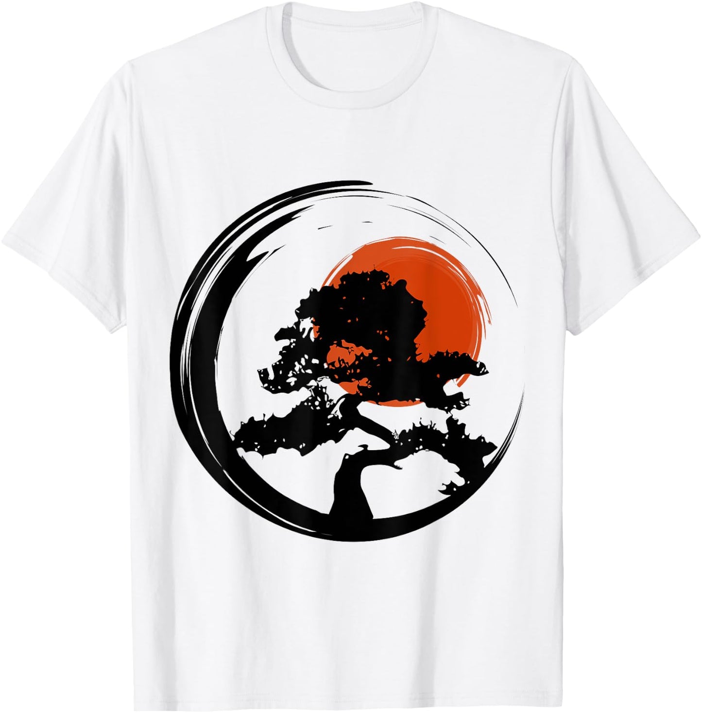 Japanese Bonsai Tree Zen Master Buddhism Penjing T-Shirt - T-Shirt | White