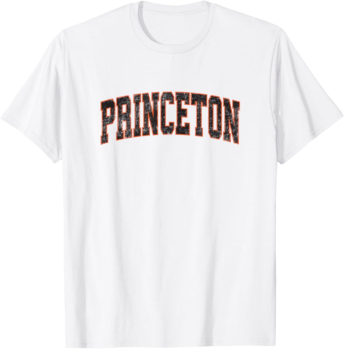 Princeton New Jersey NJ Vintage Athletic Sports T-Shirt - T-Shirt | White