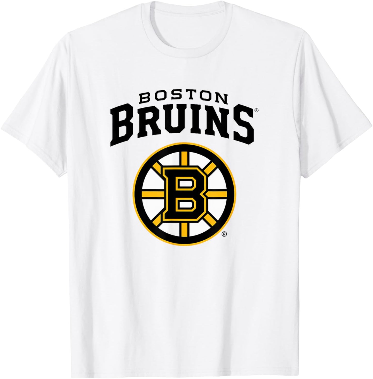 Boston Bruins Vintage Power Play Gray Officially Licensed T-Shirt - T-Shirt | White