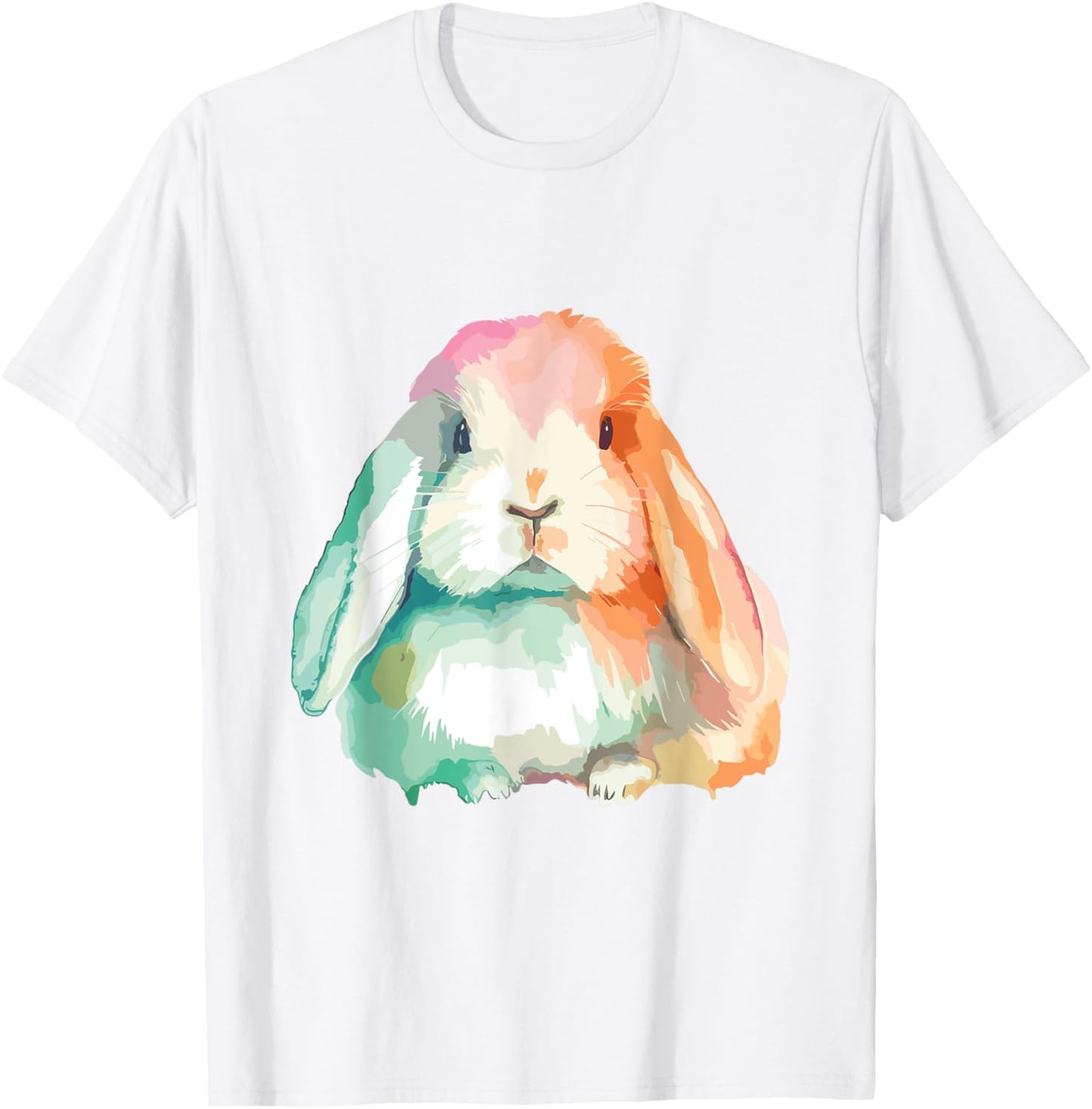 Easter Bunny Holland Lop Rabbit Girl Holland Lop T-Shirt - T-Shirt | White