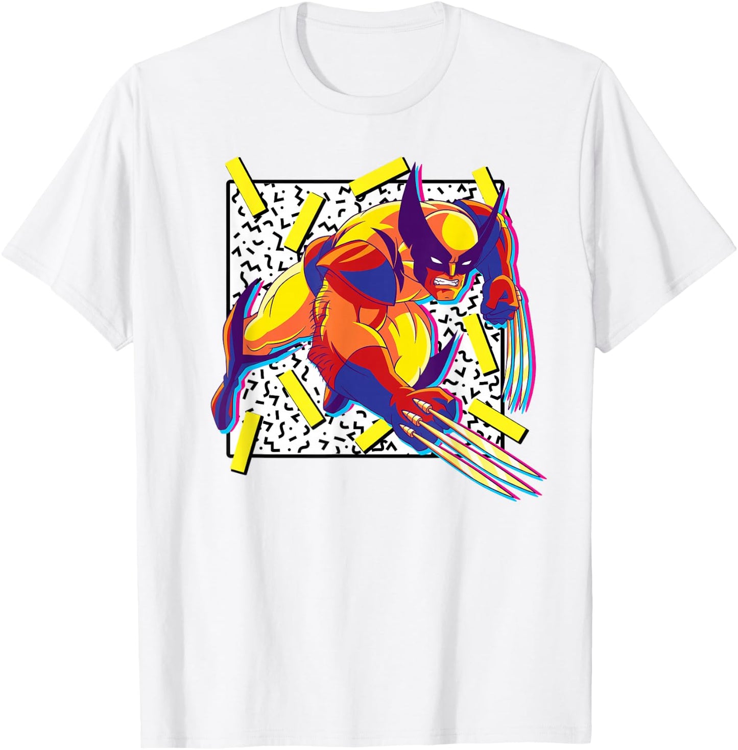 Marvel X-Men Wolverine 90s T-Shirt - T-Shirt | White