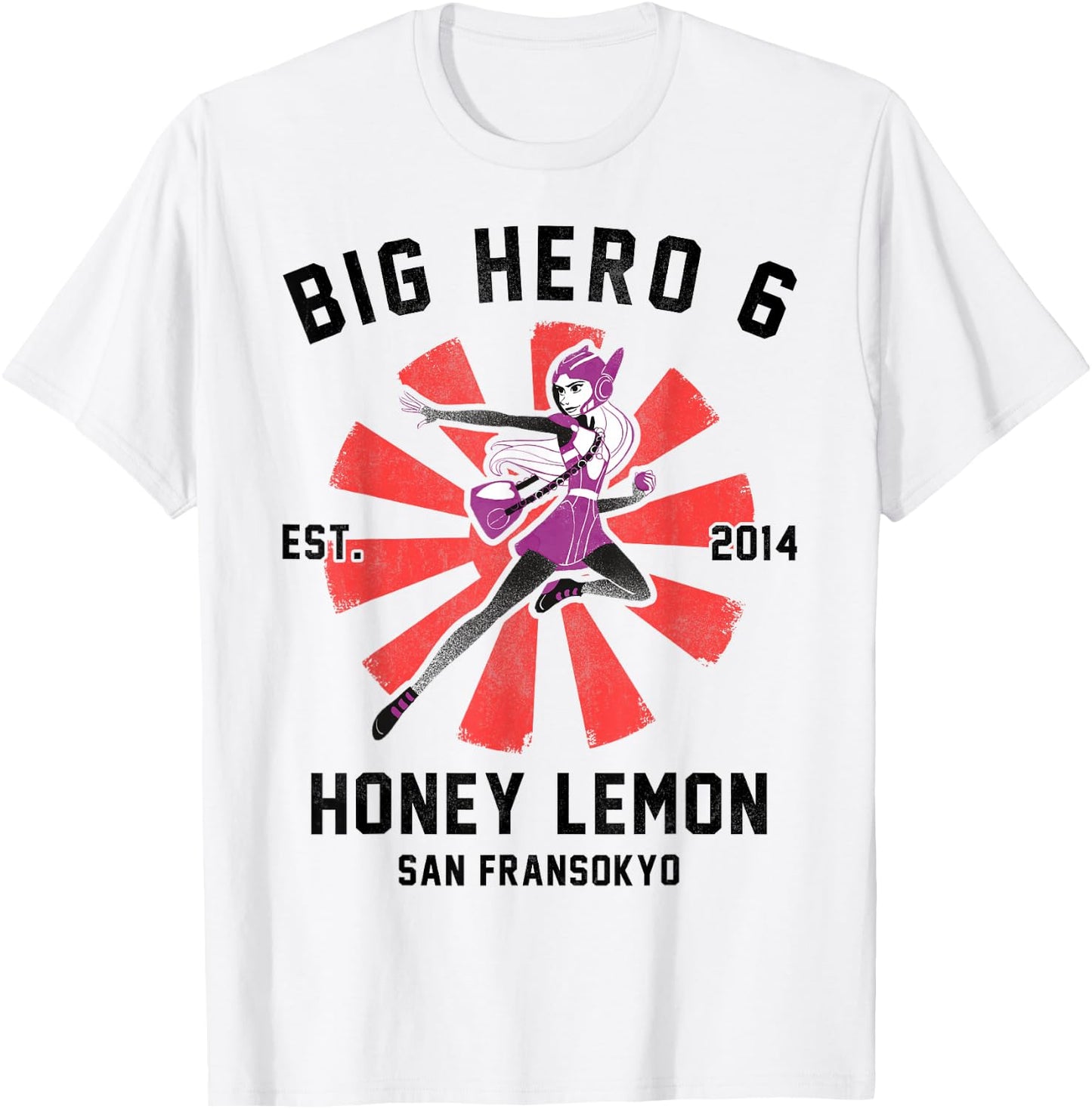Disney Big Hero 6 Honey Lemon Poster Graphic T-Shirt - T-Shirt | White