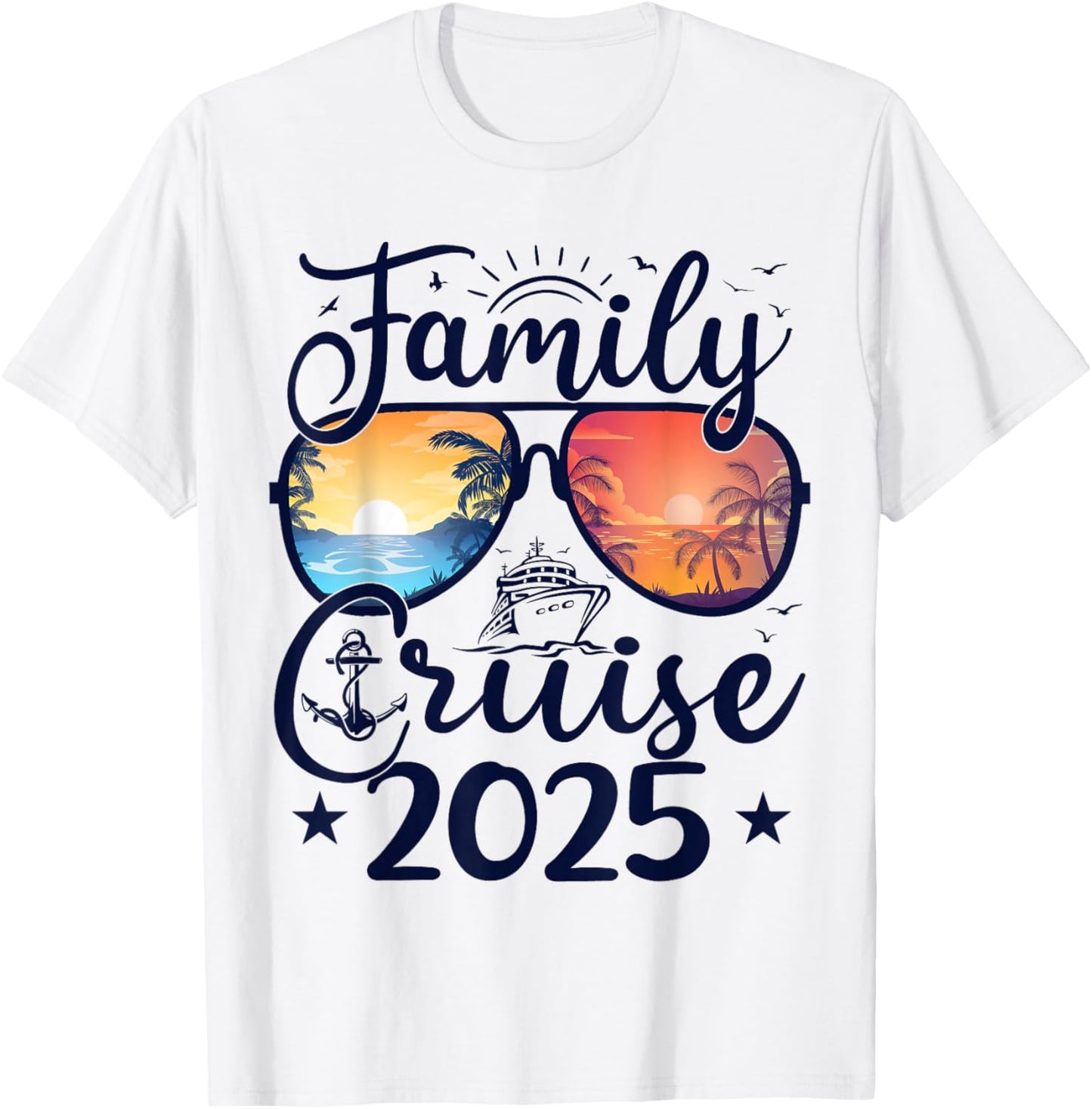 Family Cruise 2025 Summer Vacation Matching Family Cruise T-Shirt - T-Shirt | White
