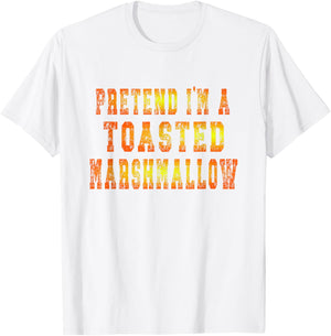 Easy Halloween Costume Shirt - Toasted Marshmallow T-Shirt - T-Shirt | White