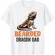 Bearded Dragon Men Women Girls Kids Pogona Lizard Reptile T-Shirt - T-Shirt | White