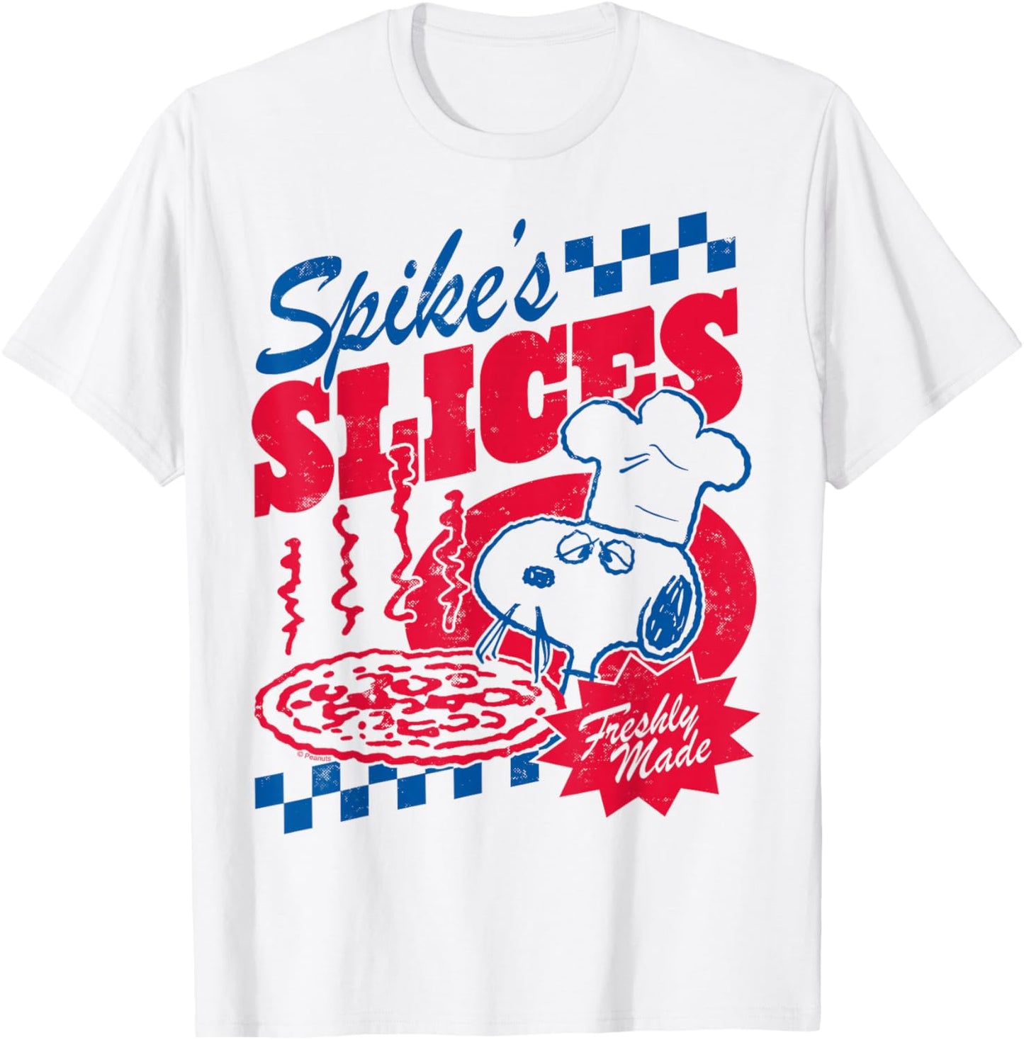 Peanuts - Spike's Pizza Slices T-Shirt - T-Shirt | White
