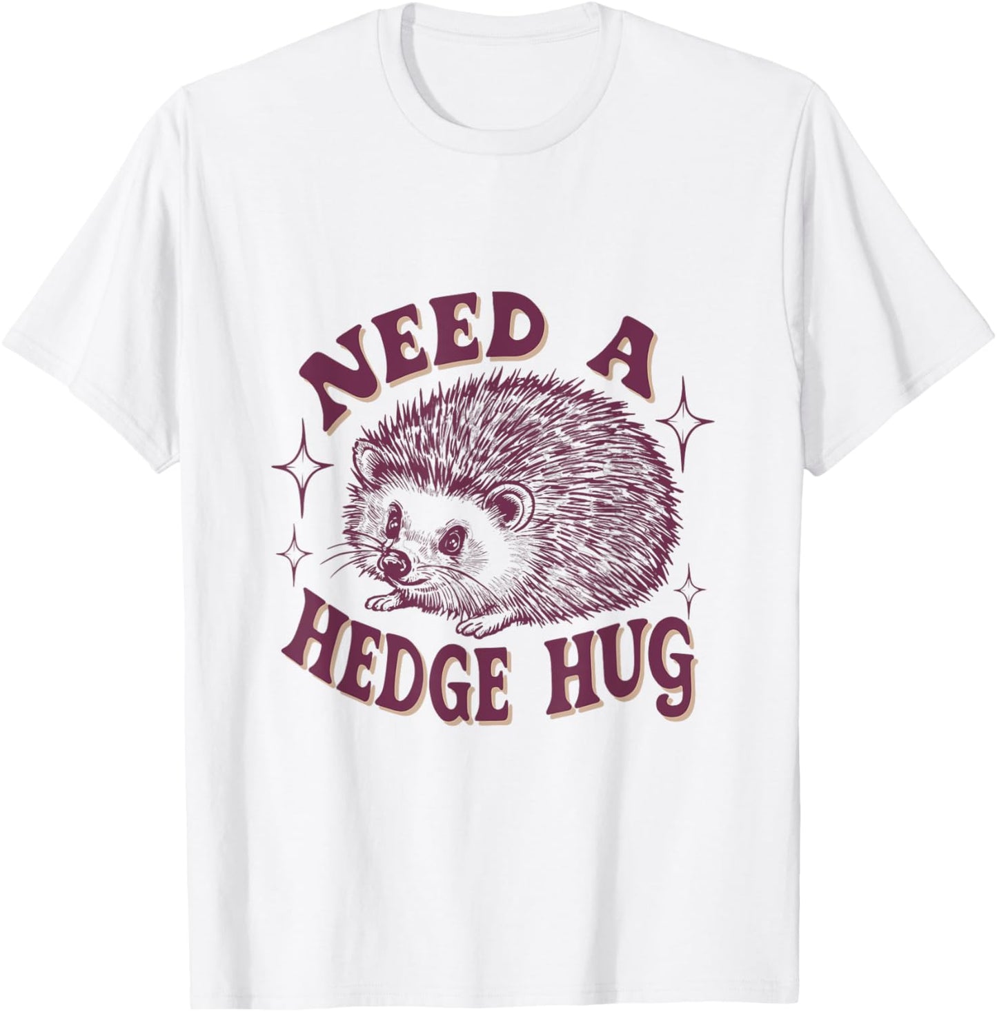 Sarcastic Hedgehog T-Shirt - T-Shirt | White