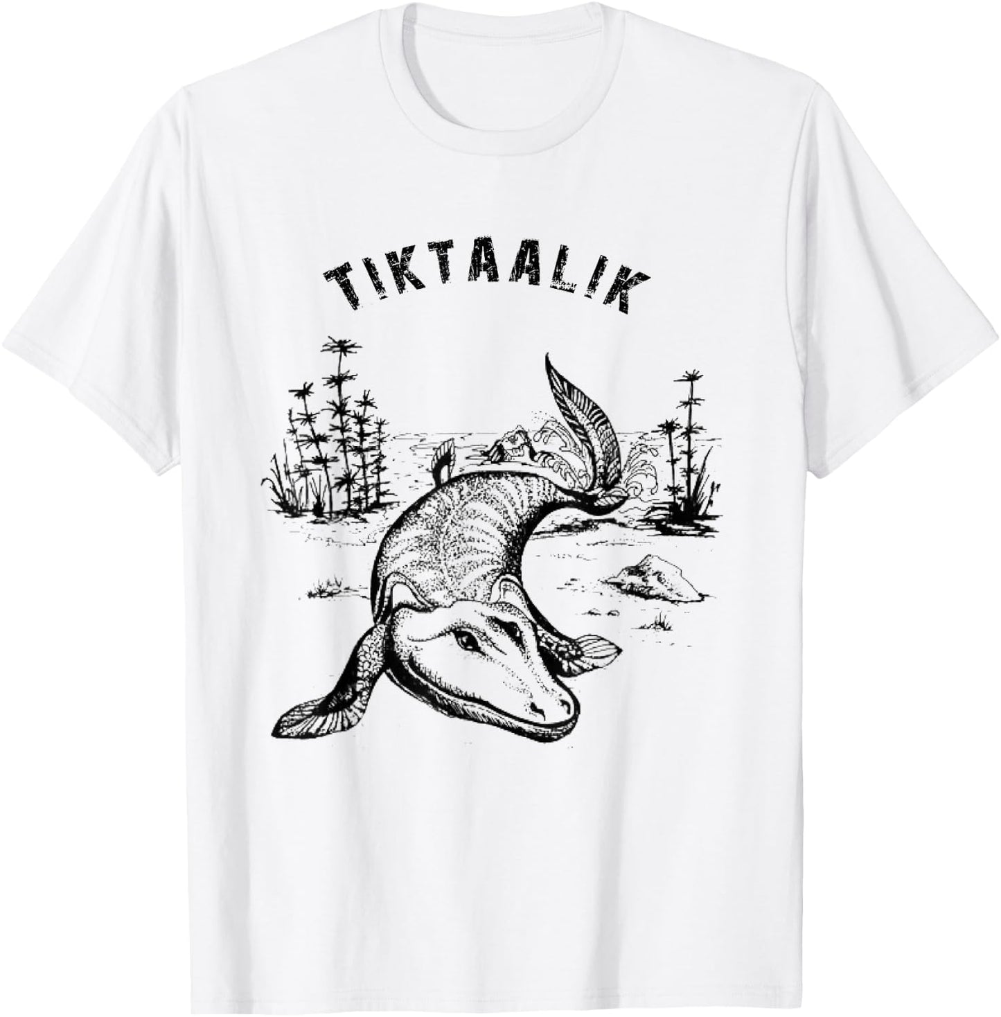 Tiktaalik Roseae T-Shirt - T-Shirt | White