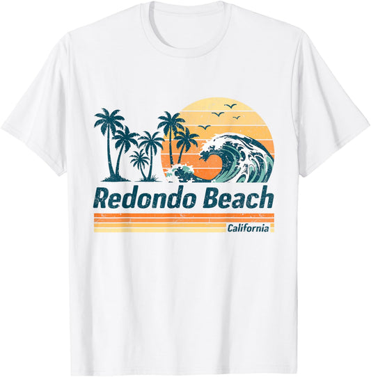 Redondo Beach Group Matching Family Vacation Summer T-Shirt - T-Shirt | White
