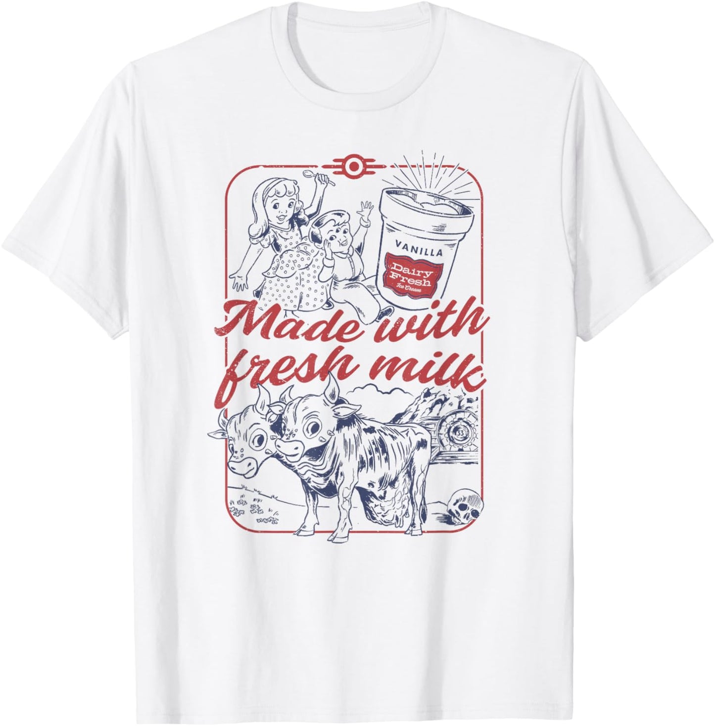 Fallout - Dairy Fresh T-Shirt - T-Shirt | White