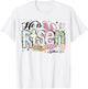 He is Risen Jesus Christian Happy Easter Kids Women Girls T-Shirt - T-Shirt | White